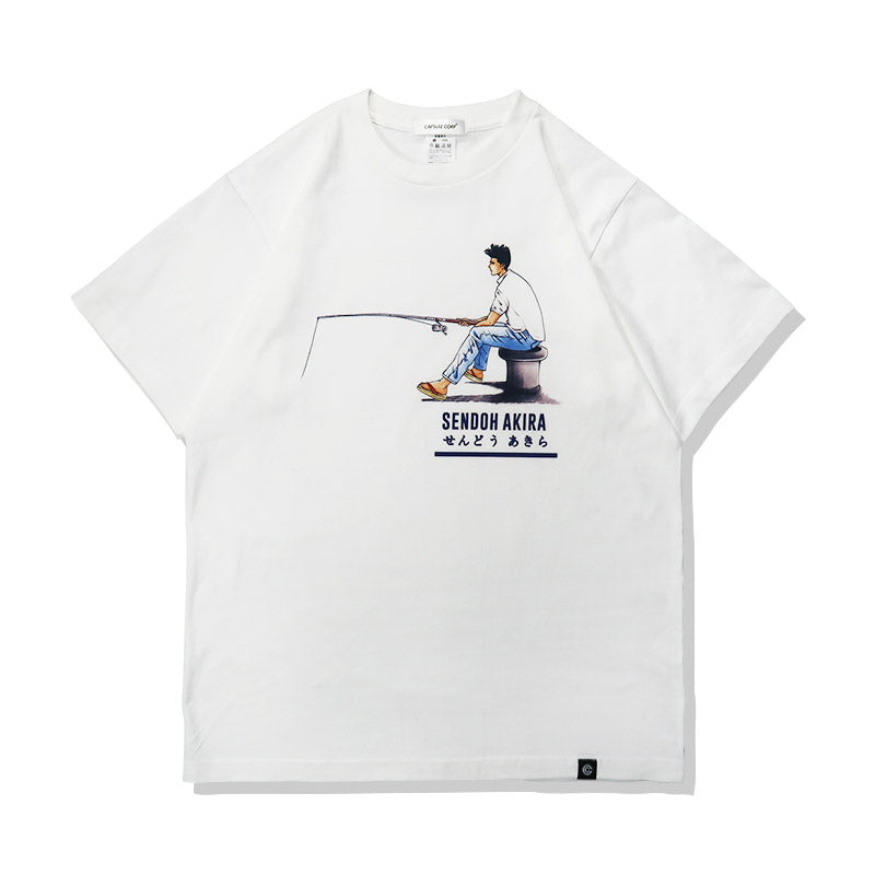 T-shirt en pur coton Slam Dunk Sendou Akira