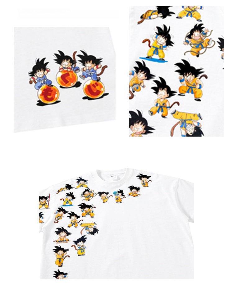 Pure Cotton Dragon Ball Cute Goku T-shirt