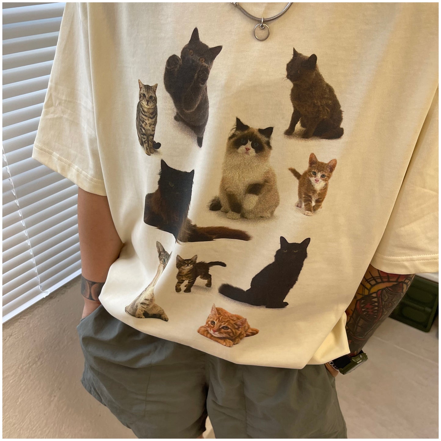 Pure Cotton Kawaii Cats Tshirt