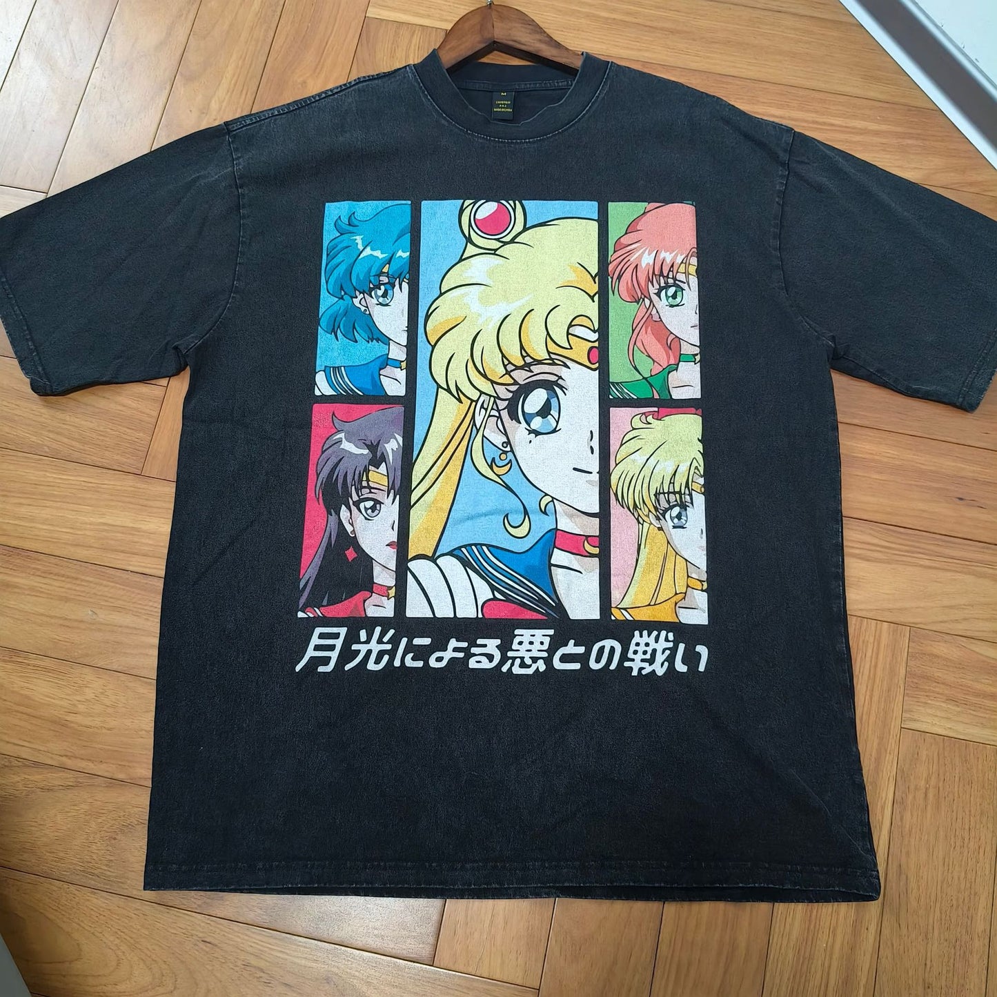 T-shirt imprimé Sailor Moon USAgi en pur coton DTG mignon