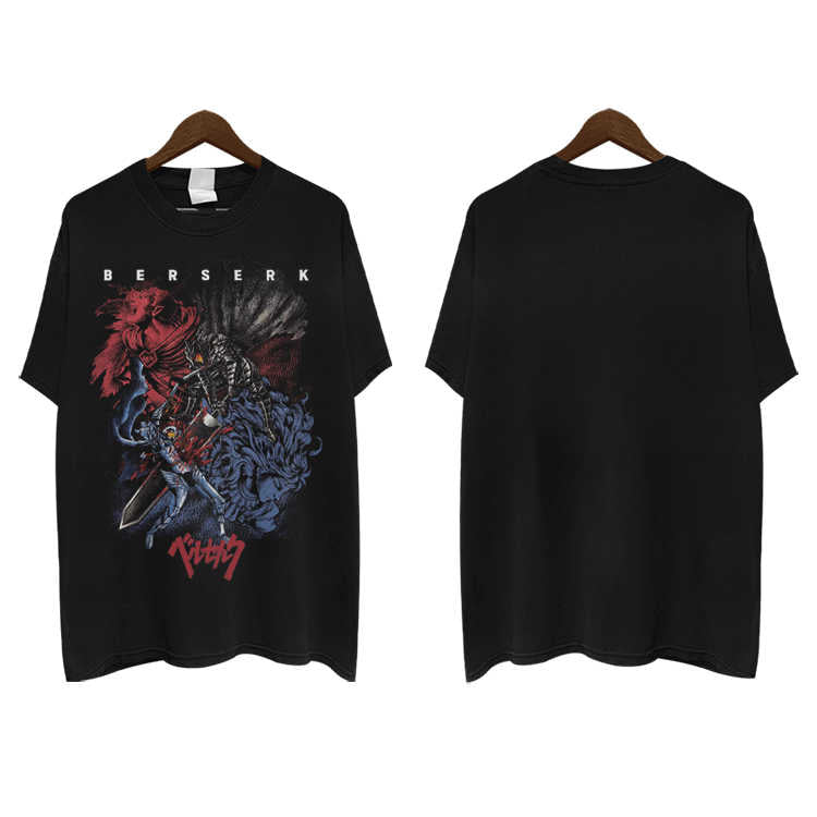 Pure Cotton Berserk Retro DTG Printed T-shirt