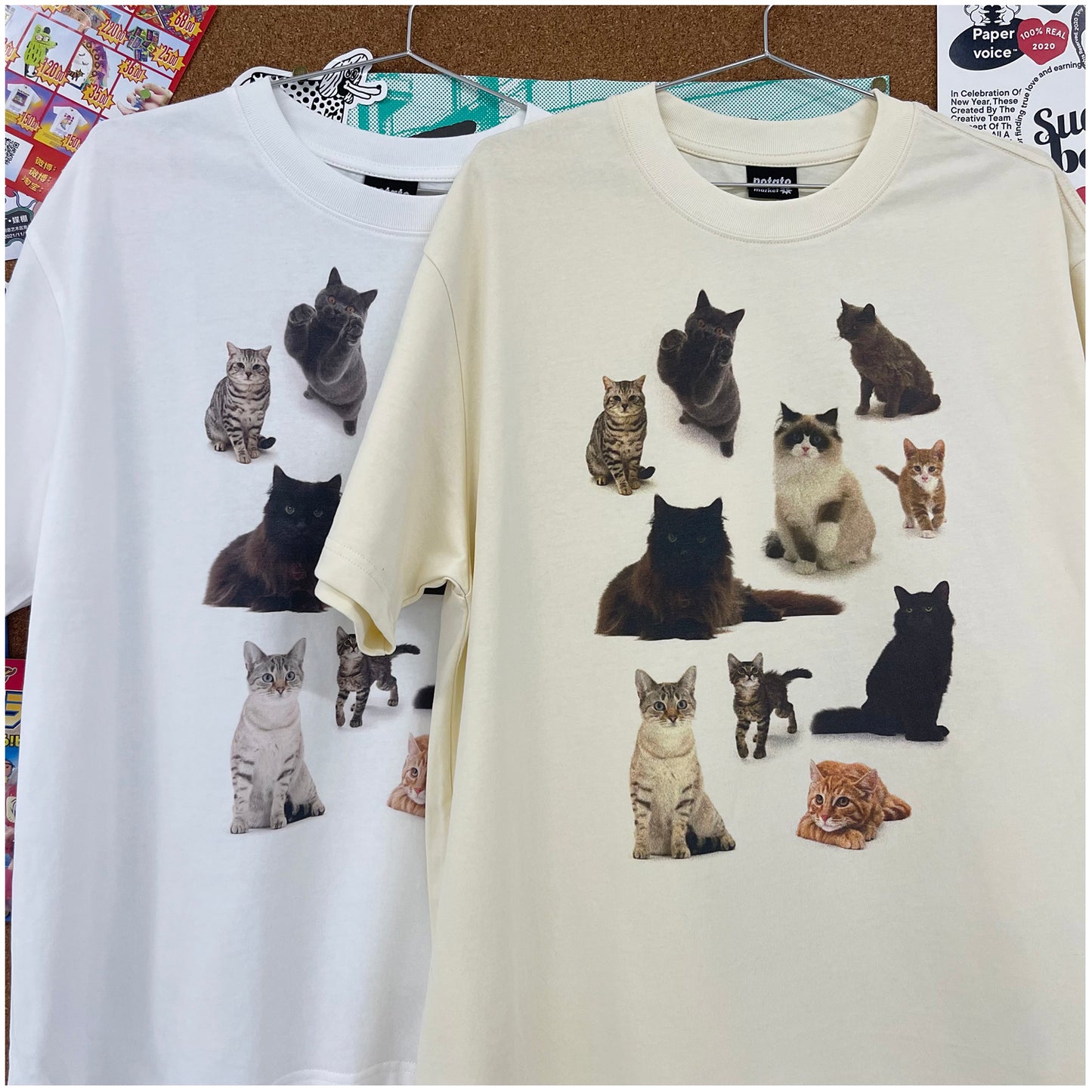 Pure Cotton Kawaii Cats Tshirt