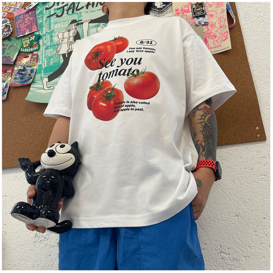 Pure Cotton See You Tomato Tshirt