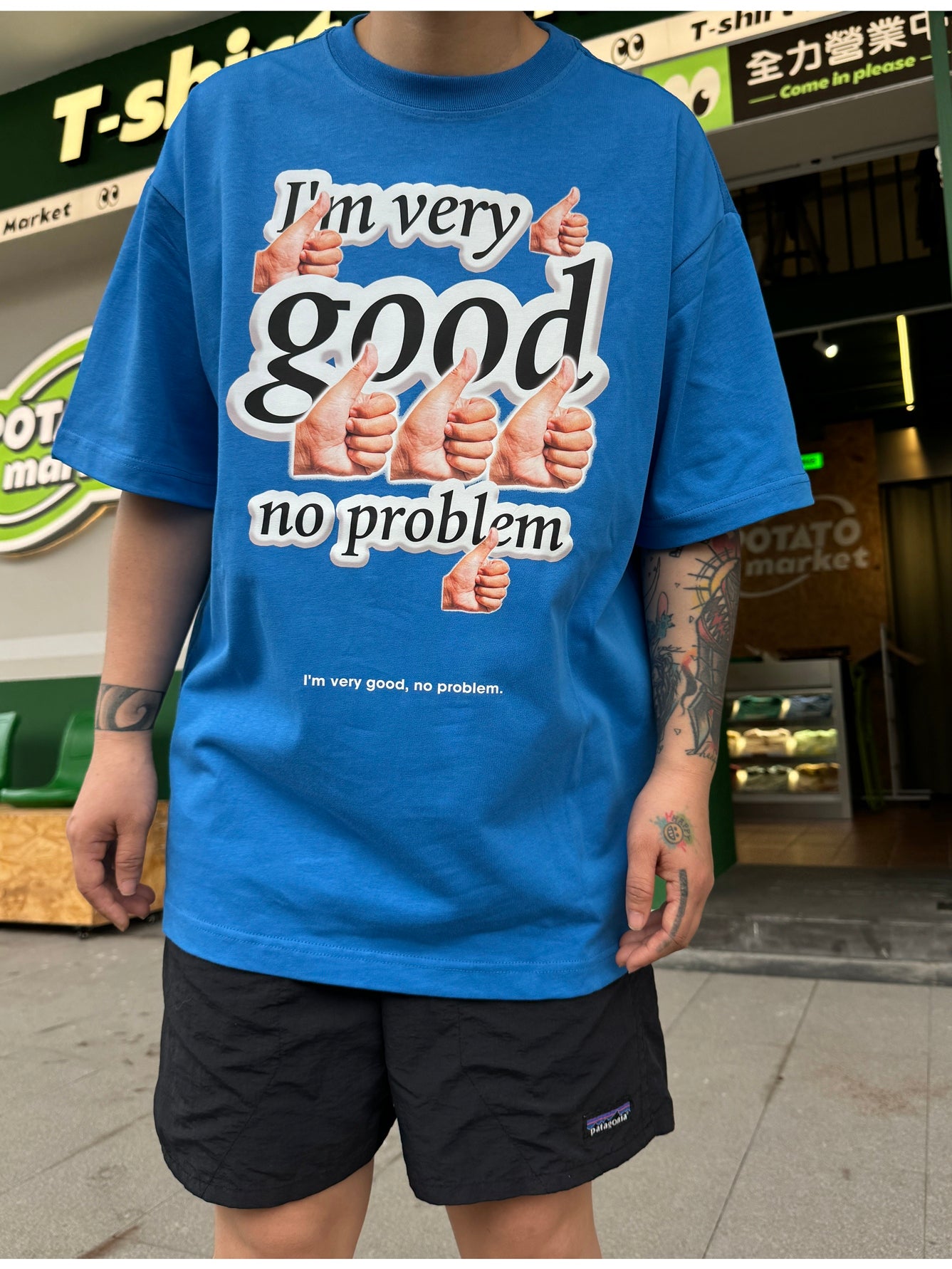 Pure Cotton I‘m Very Good No Problem Tshirt