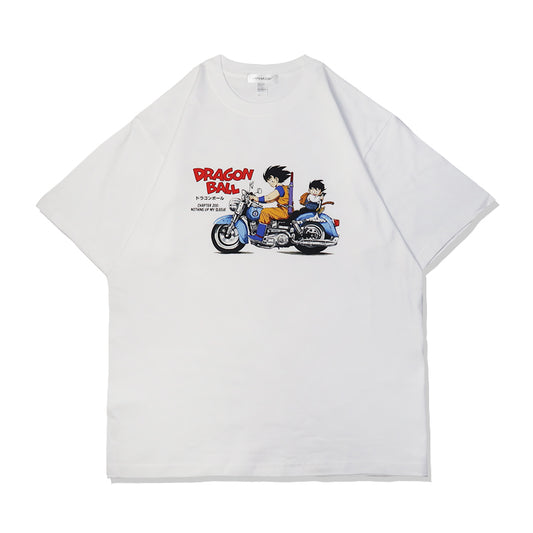 Pure Cotton Dragon Ball Motorcycle T-Shirt