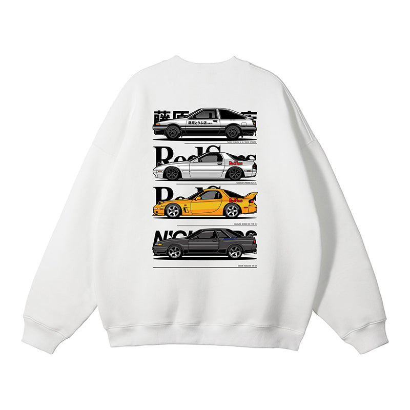 Pure Cotton Initial D Anime Pullover