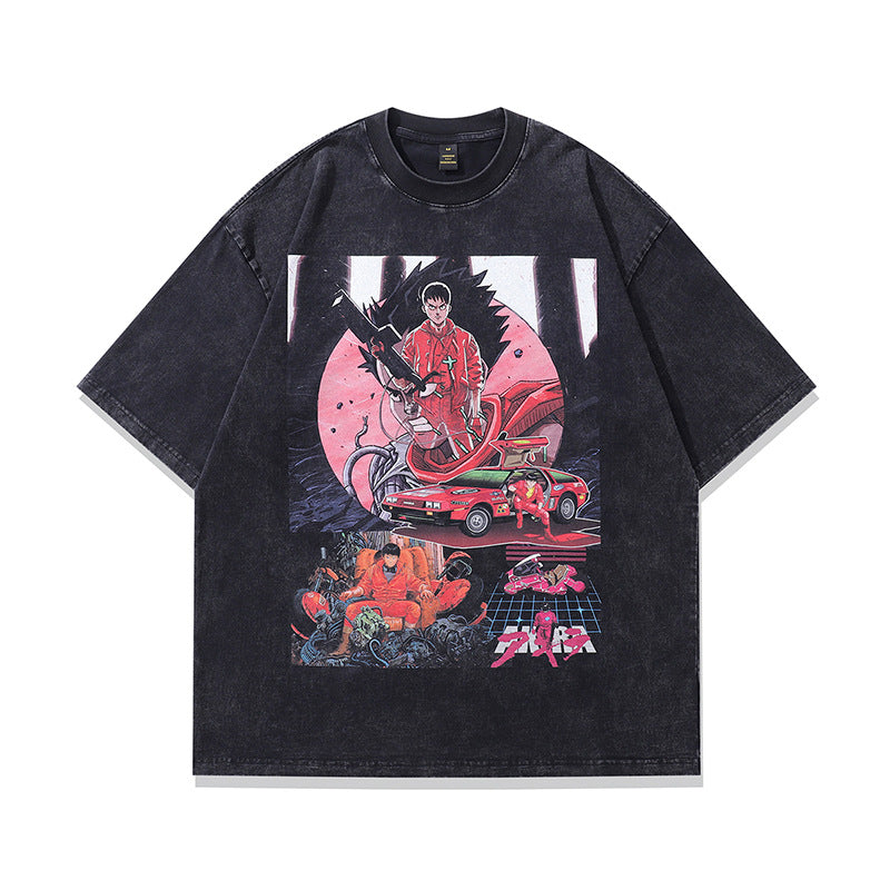 Pure Cotton Akira Retro DTG Printed T-shirt