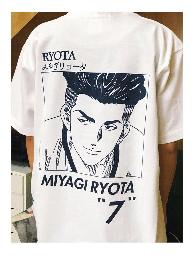 T-shirt style manga Slam Dunk en pur coton
