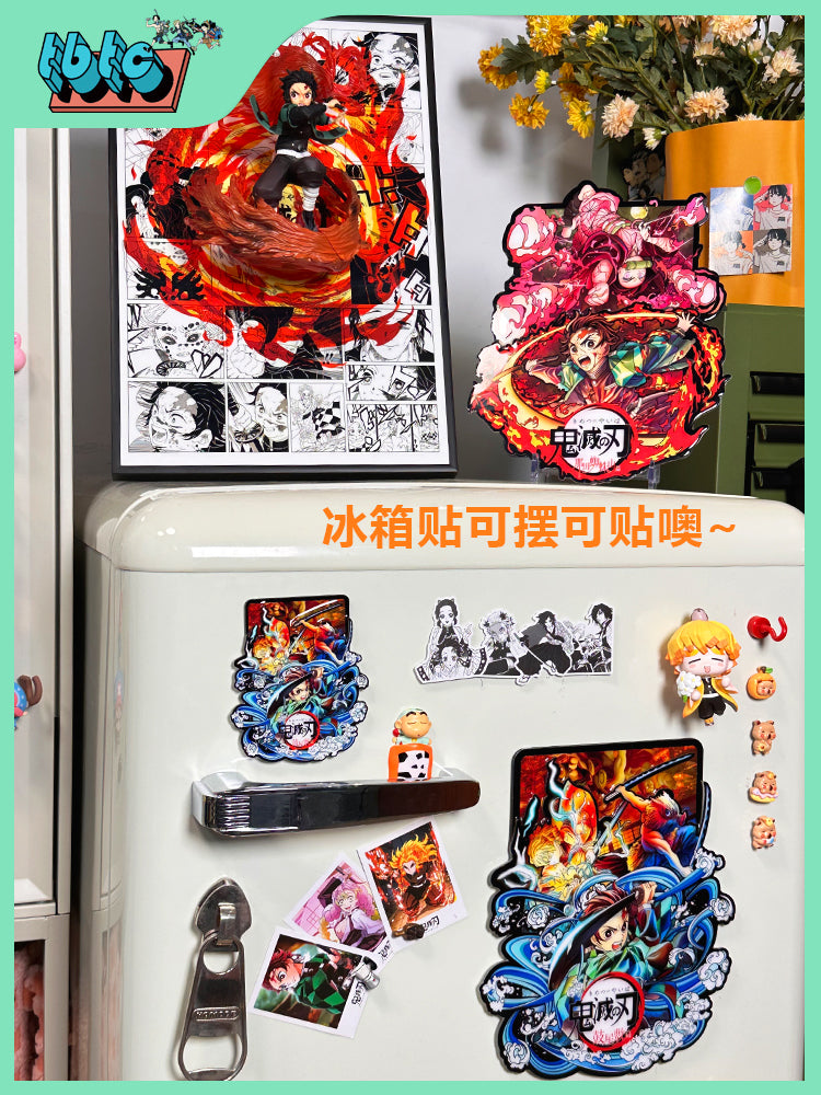 Anime Demon Slayer Fridge Magnets Toy