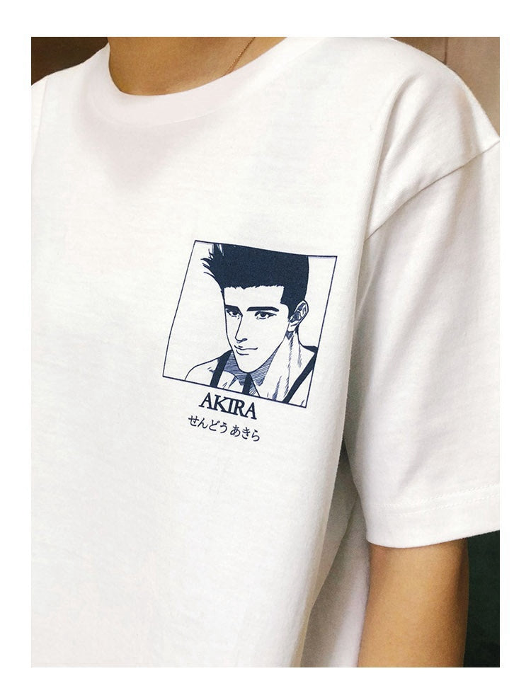 Pure Cotton Slam Dunk Manga Style T-shirt