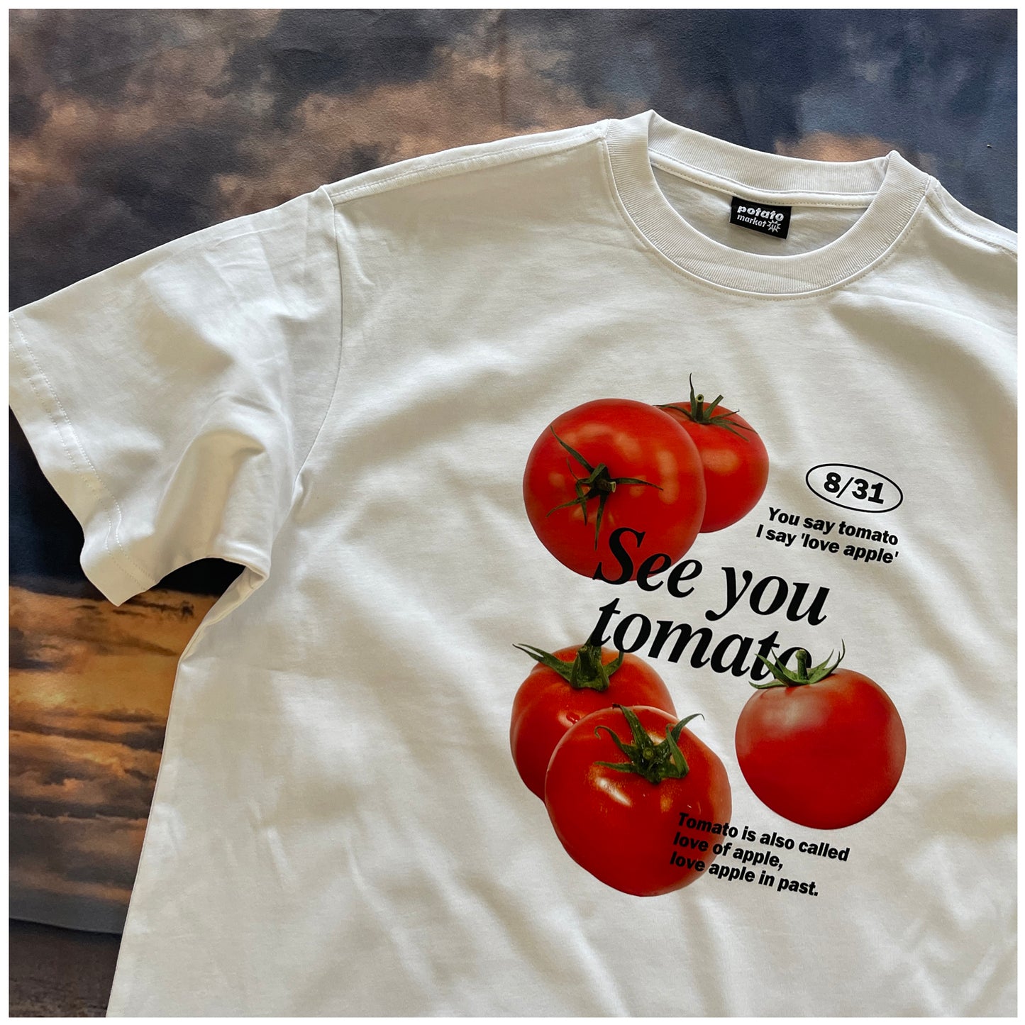 Pure Cotton See You Tomato Tshirt