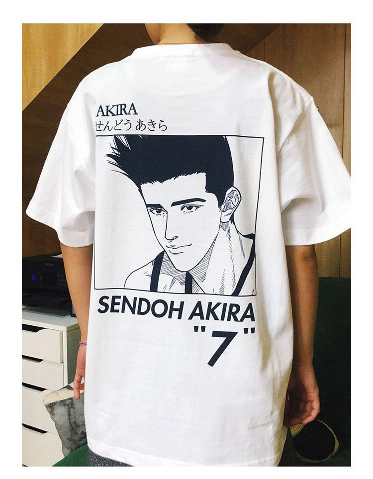 Pure Cotton Slam Dunk Manga Style T-shirt