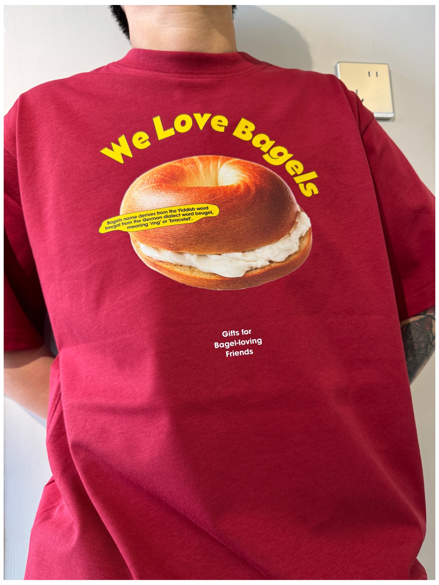 Pure Cotton We Love Bagels Tshirt