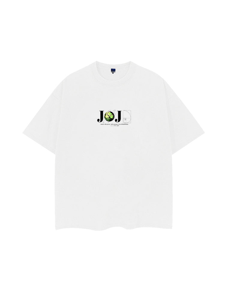 Pure Cotton Jojo’s Bizzare Adventure Gyro Steel Ball Run DTG Printed T-shirt