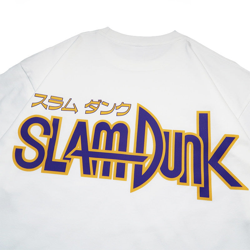 Camiseta de algodón puro del equipo de baloncesto Slam Dunk Shohoku