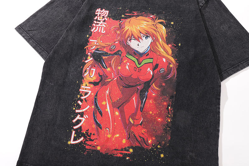 Pure Cotton Eva Asuka DTG Printed T-shirt