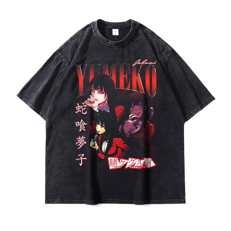 Pure Cotton Kakegurui  DTG Printed T-shirt