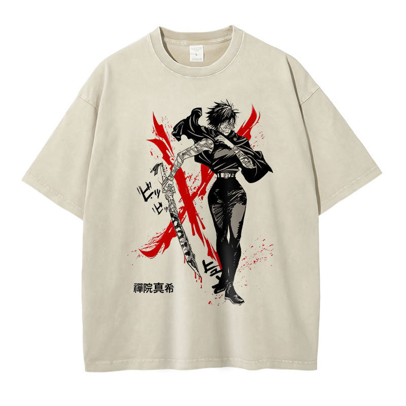 Pure Cotton Jujutsu Kaisen DTG Printed T-shirt