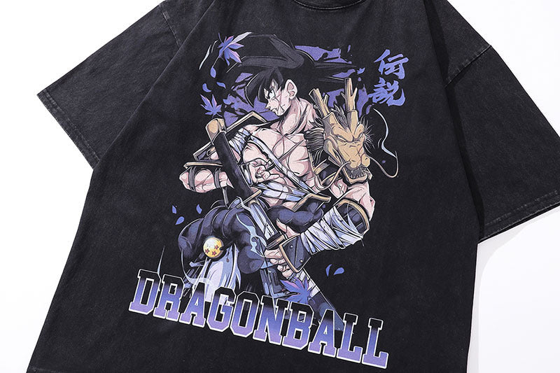 Pure Cotton Dragon Ball Goku Cool DTG Printed T-shirt