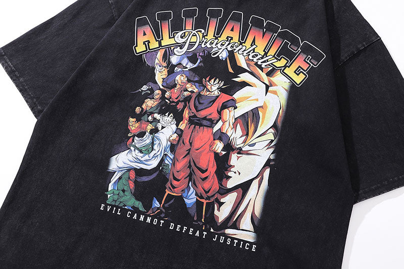 Pure Cotton Dragon Ball Alliance DTG Printed T-shirt