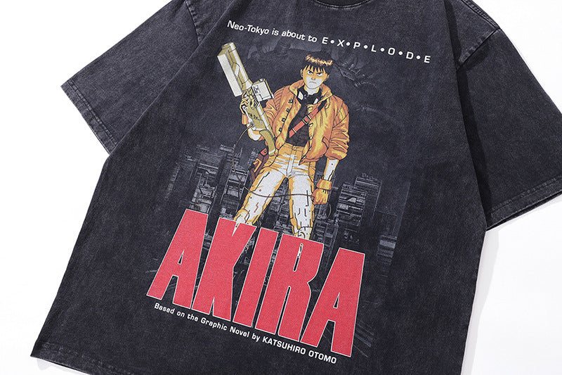 Pure Cotton Akira Neo Tokyo DTG Printed T-shirt