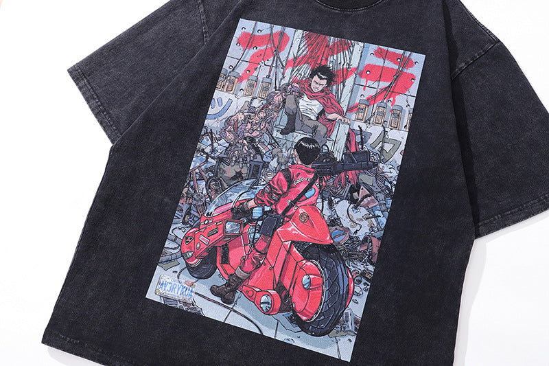 Pure Cotton Akira Cyberpunk DTG Printed T-shirt