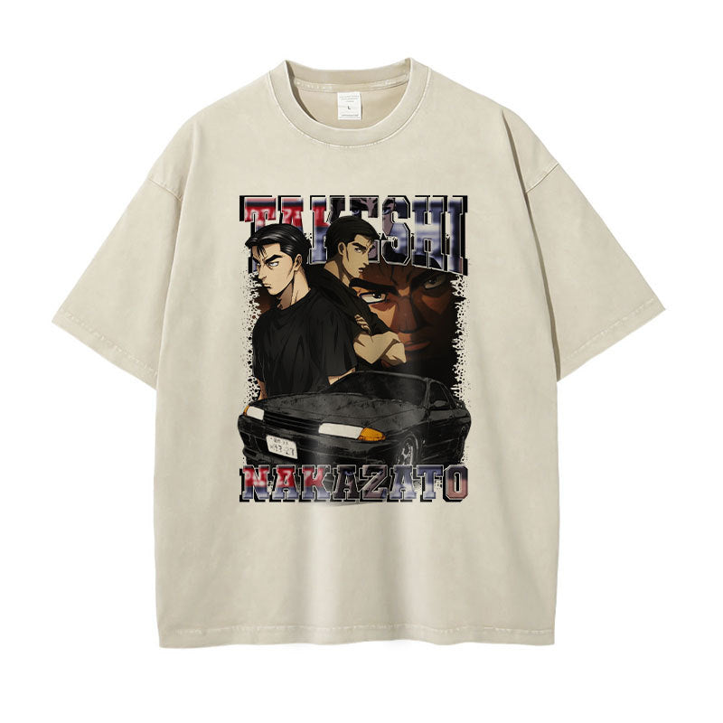 Pure Cotton Initial D DTG Printed T-shirt