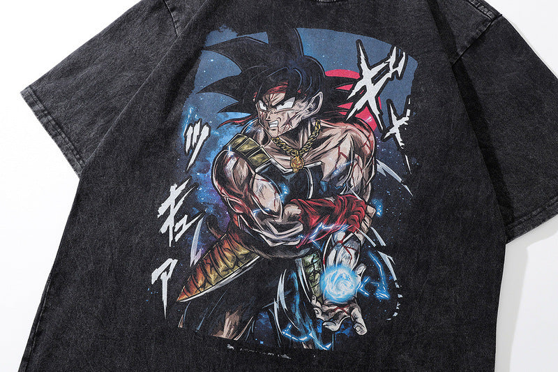 Pure Cotton Dragon Ball Goku DTG Printed T-shirt