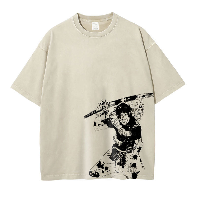 Pure Cotton Jujutsu Kaisen DTG Printed T-shirt