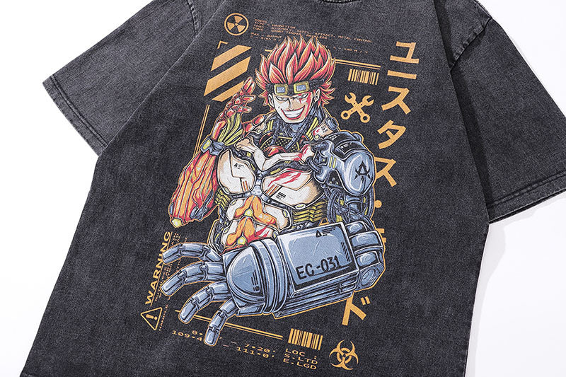 Pure Cotton One Piece Eustass Kid DTG Printed T-shirt