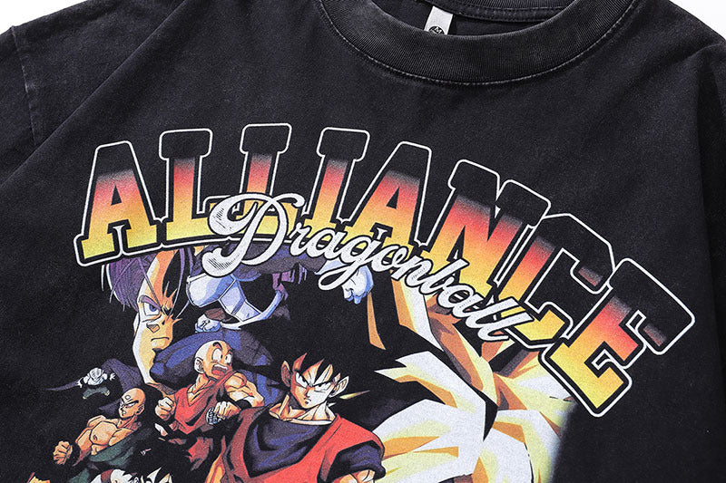 Pure Cotton Dragon Ball Alliance DTG Printed T-shirt