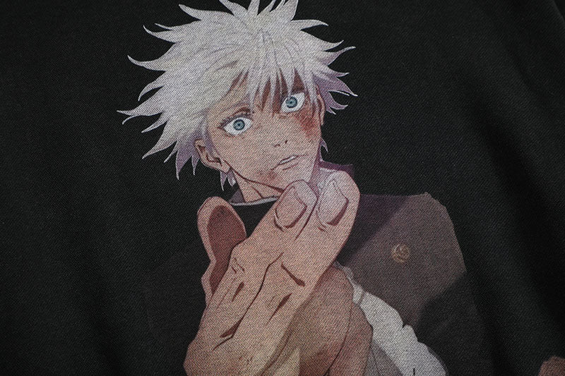 Pure Cotton Jujutsu Kaisen DTG Printed Hoodie