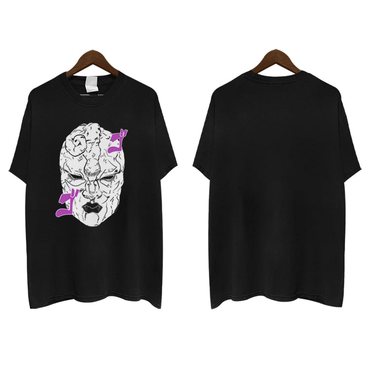 Pure Cotton Jojo’s Bizzare Adventure Stone Mask DTG Printed T-shirt