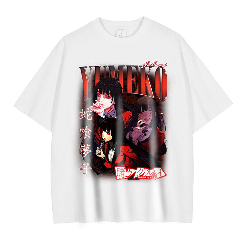 Pure Cotton Kakegurui  DTG Printed T-shirt