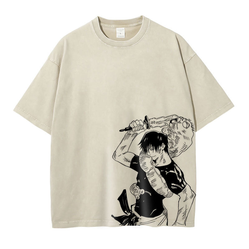 Pure Cotton Jujutsu Kaisen DTG Printed T-shirt