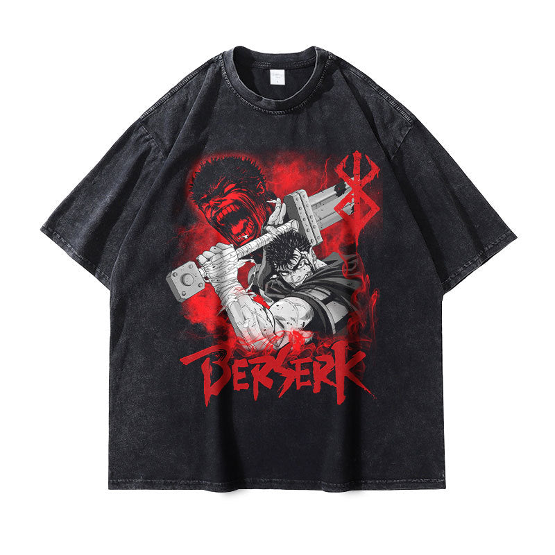 Pure Cotton Berserk DTG Printed T-shirt