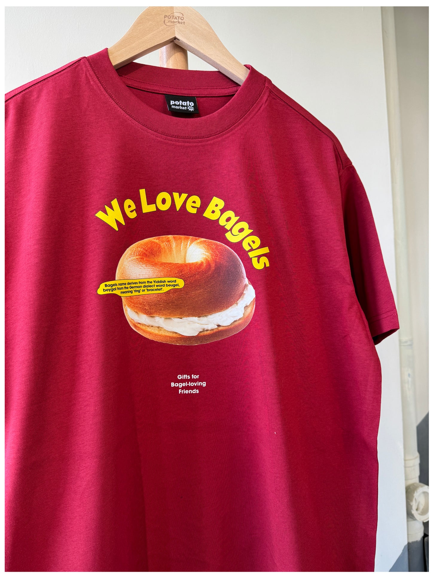 Pure Cotton We Love Bagels Tshirt