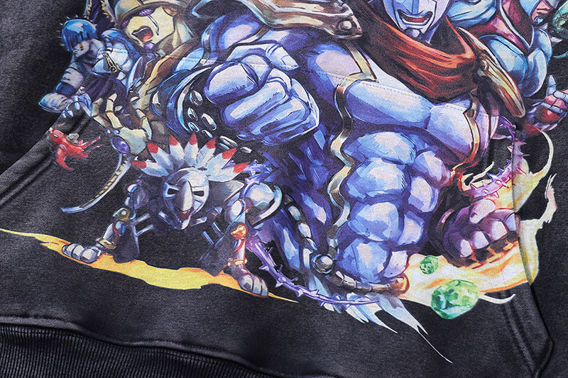 Pure Cotton Jojo’s Bizzare Adventure DTG Printed Hoodie