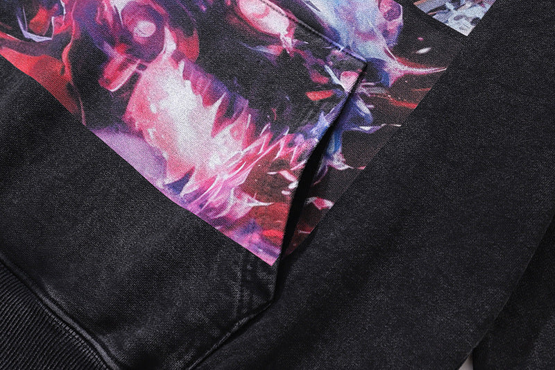 Pure Cotton Jujutsu Kaisen DTG Printed Hoodie