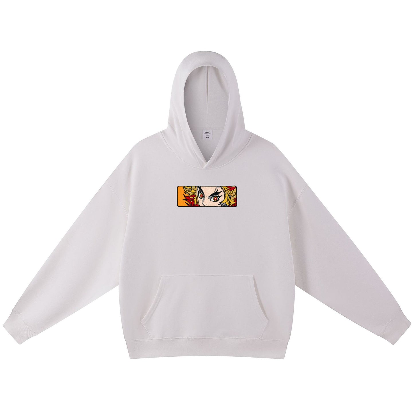 Flame Hashira Embroidered Hoodie