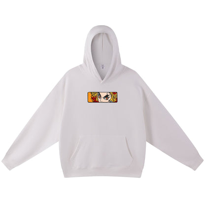 Flame Hashira Embroidered Hoodie