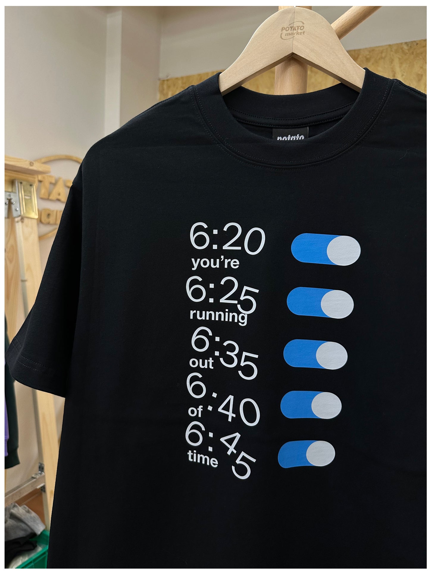 Pure Cotton Alarm clock Tshirt