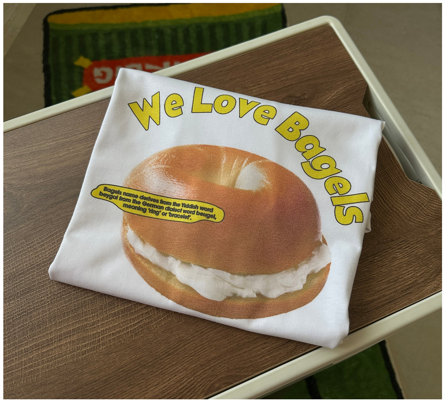 Pure Cotton We Love Bagels Tshirt