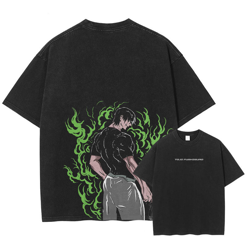 Pure Cotton Jujutsu Kaisen DTG Printed T-shirt