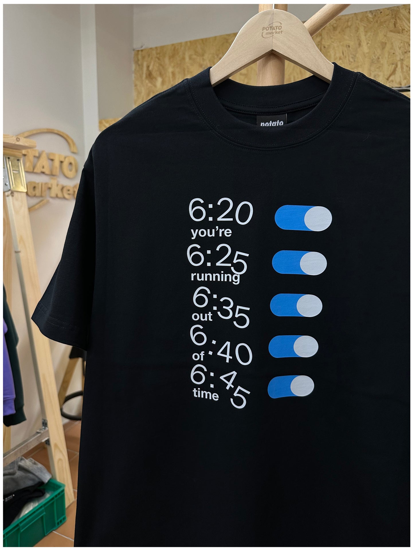 Pure Cotton Alarm clock Tshirt