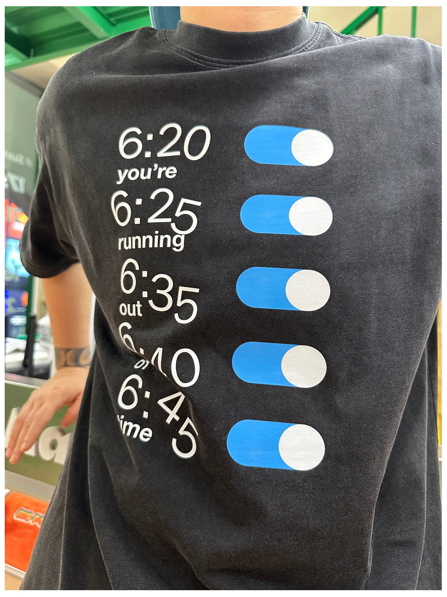 Pure Cotton Alarm clock Tshirt