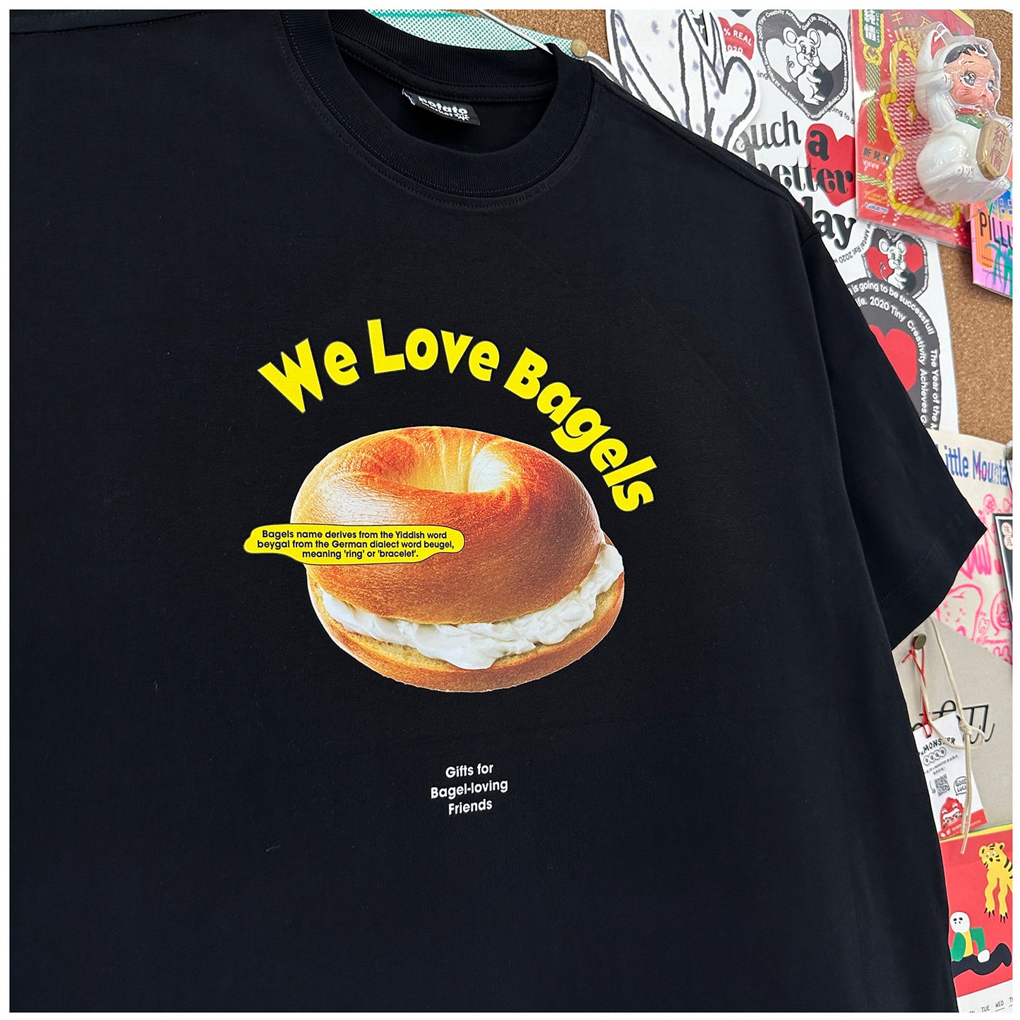 Pure Cotton We Love Bagels Tshirt