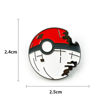 Classic Japanese Anime Spirit Beast Metal Pin Badge