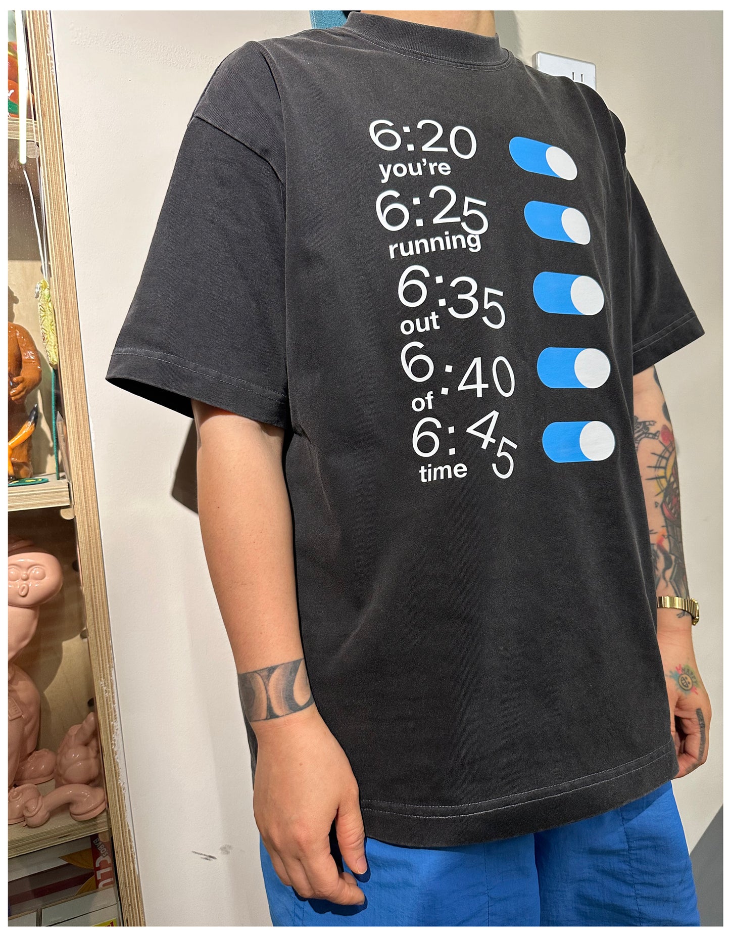 Pure Cotton Alarm clock Tshirt