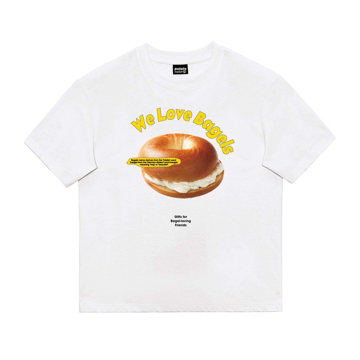 Pure Cotton We Love Bagels Tshirt